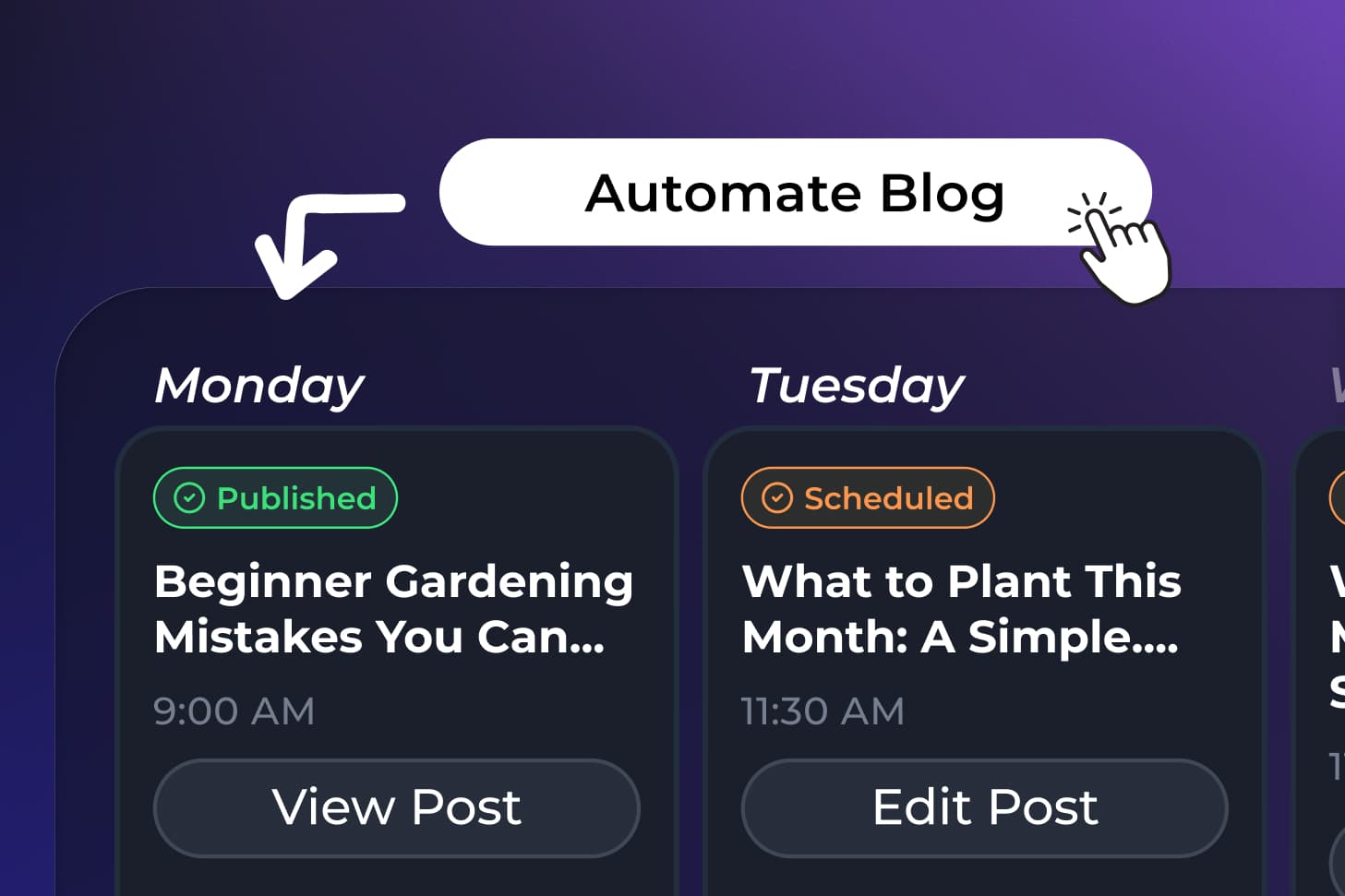 Smart Scheduling screenshot
