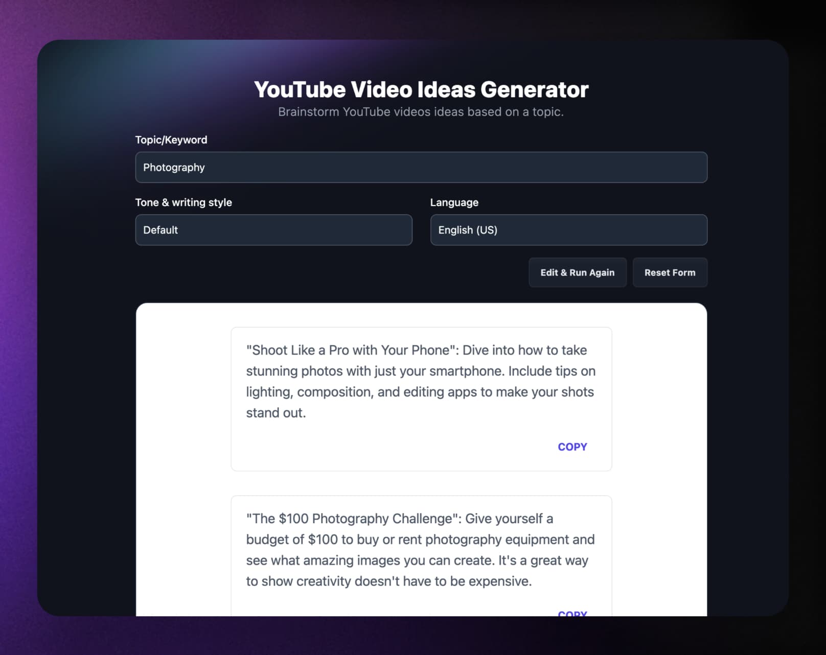 Content Strategy screenshot