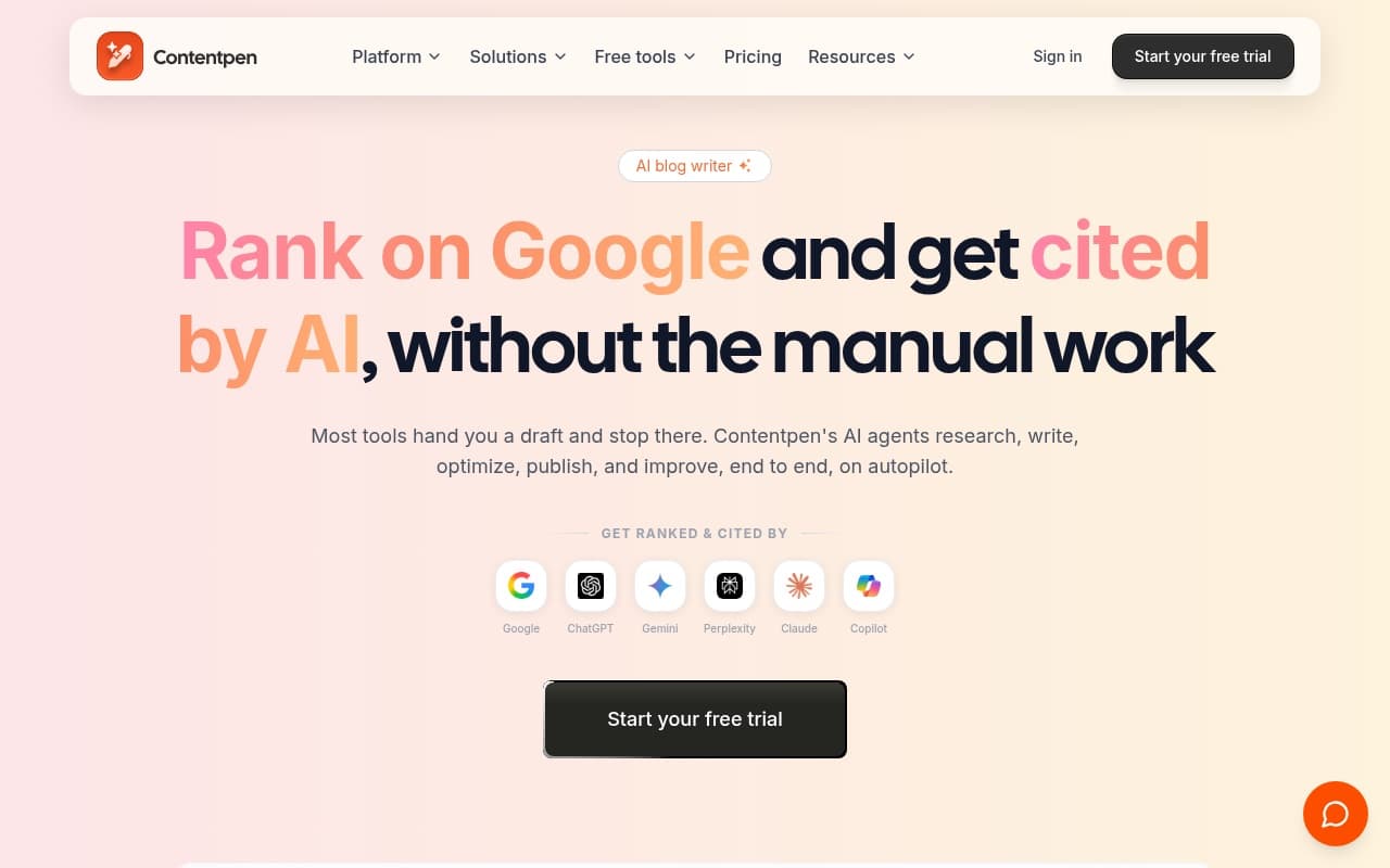 Contentpen screenshot