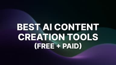 17 Best AI Content Creation Tools in 2026 (By Category)