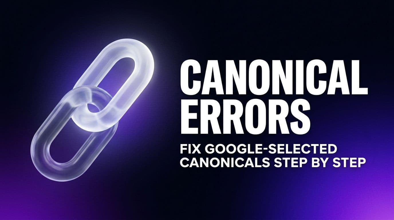 How to Fix Google-Selected Canonical Errors (Step by Step)