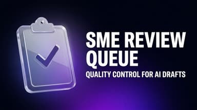 How to Build an SME Review Queue for AI Drafts