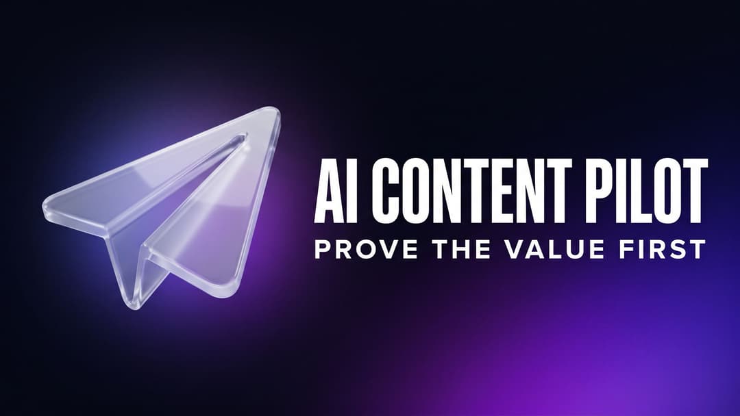 How to Run an AI Content Pilot That Proves Its Value