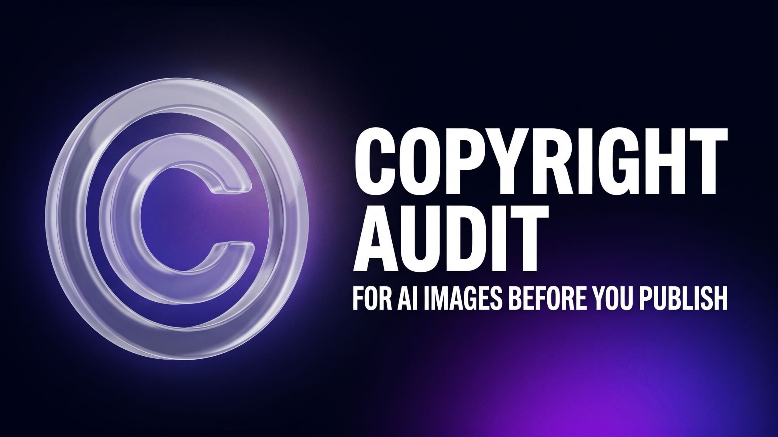 How to Run an AI Image Copyright Audit Before You Publish