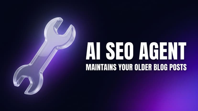 How an AI SEO Agent Maintains Older Blog Posts
