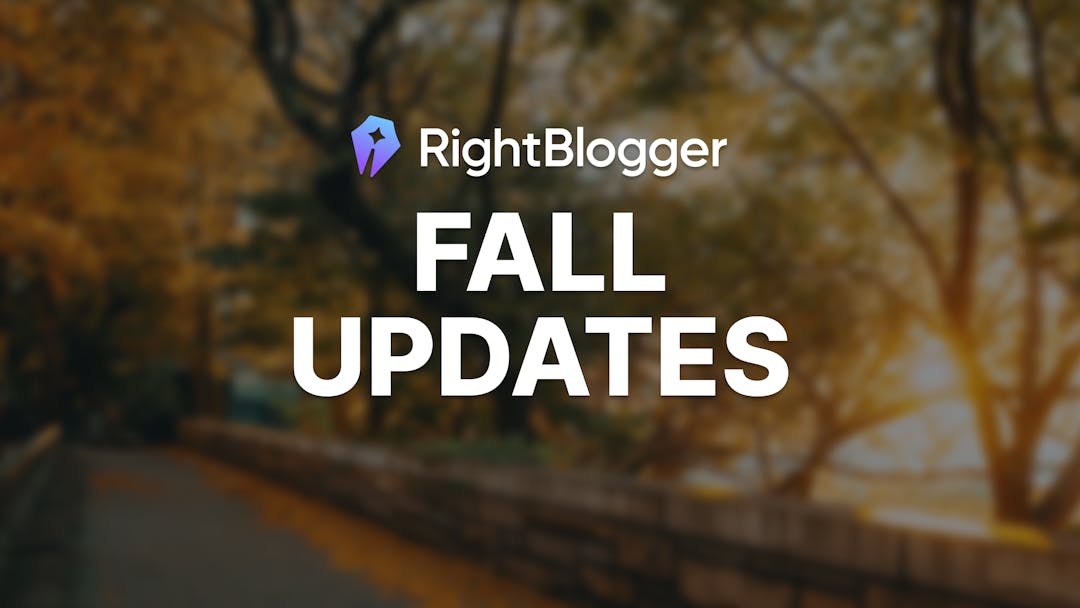 RightBlogger Fall Updates: MyTone, Sharing, & New Tools