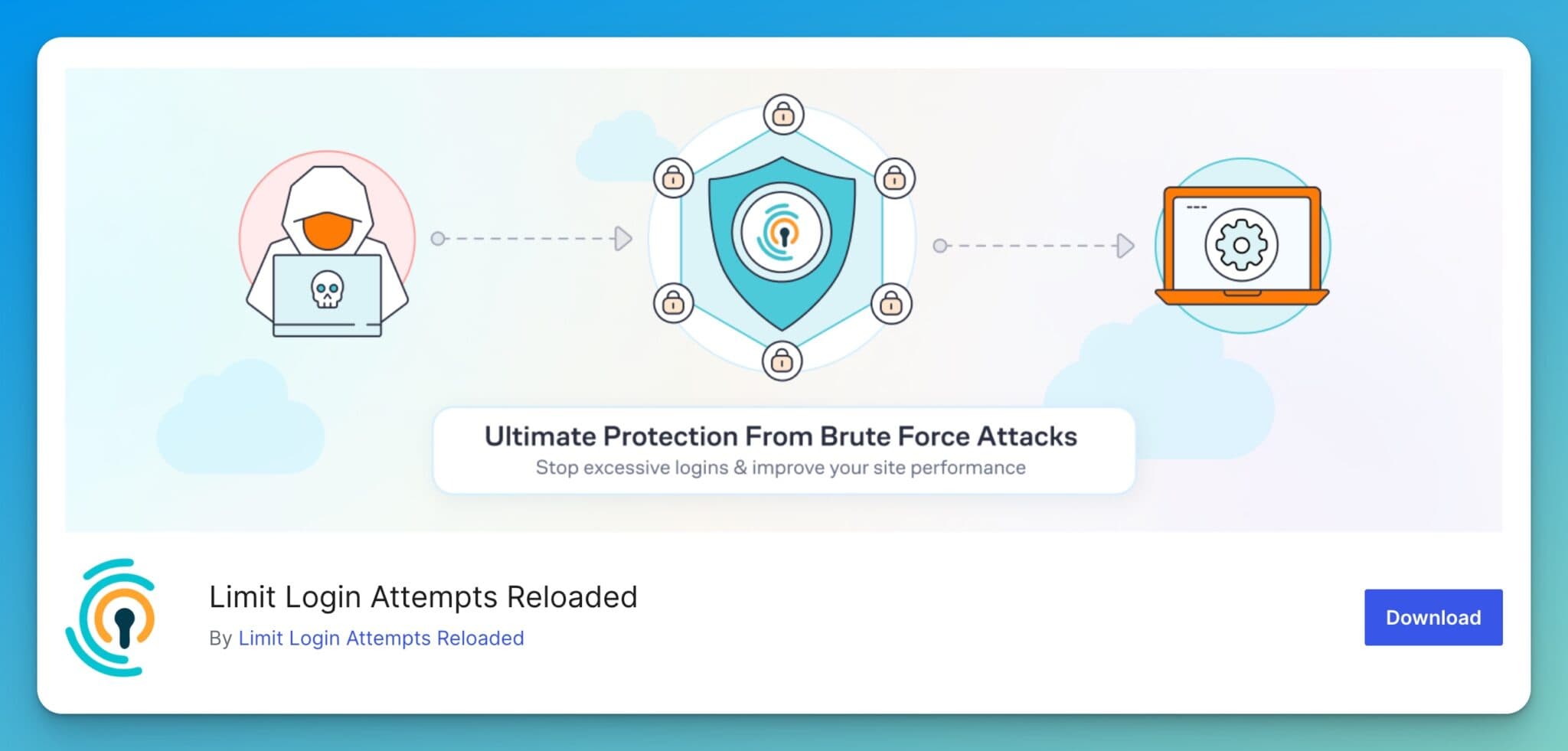 Limit Login Attempts Free WordPress Plugin (Screen Shot)