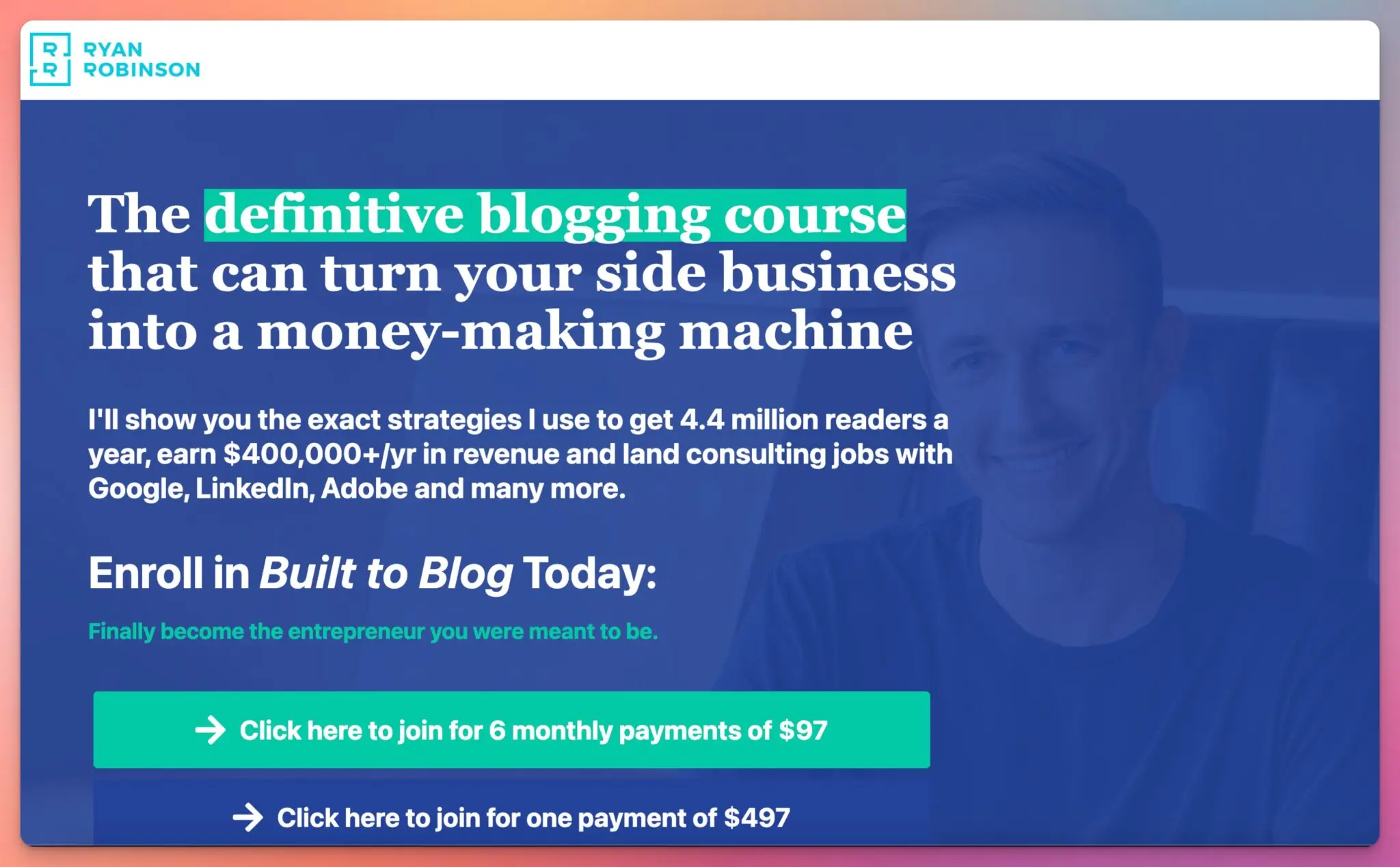 How to Make Money with AI (Online Courses) Teaching ryrob Example Screen Shot
