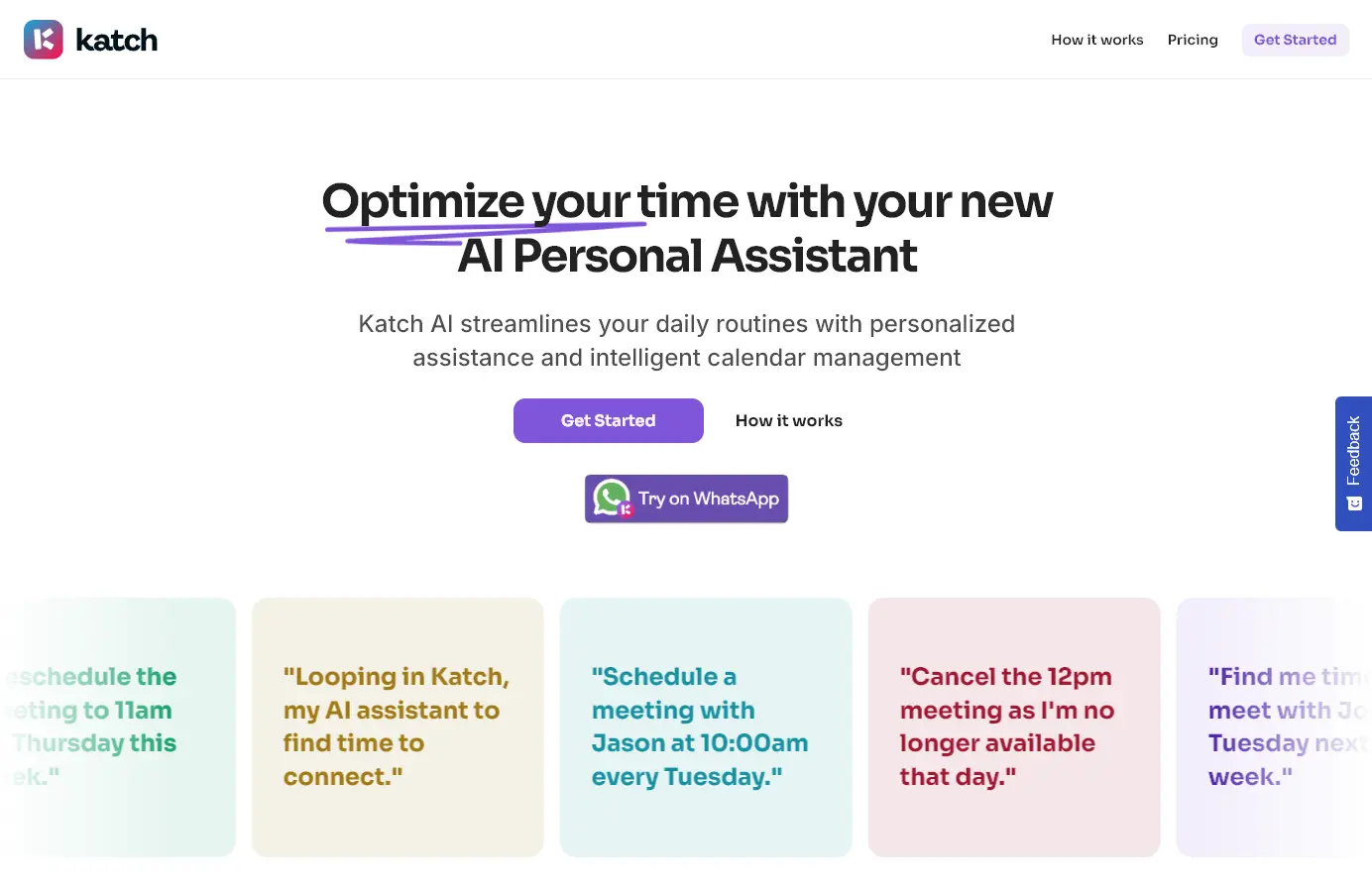 The Katch AI Scheduling Assistant to Save Time on Routine Tasks and Email Back and Forth