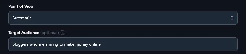 Telling the AI About Your Target Audience for LinkedIn Posts