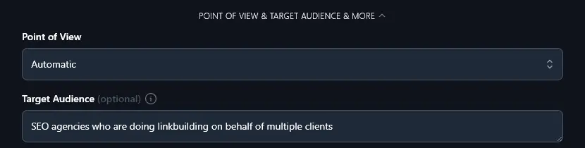Telling the AI About Your Audience for the Podcast Episode Idea Generator