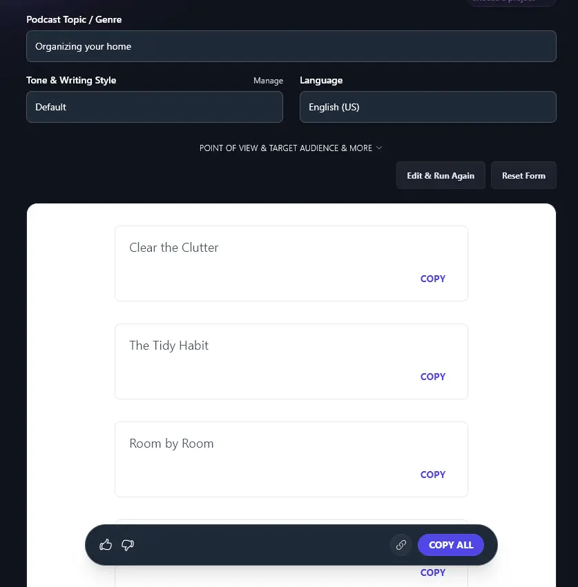 A List of Potential Podcast Names Created by the Podcast Name Generator