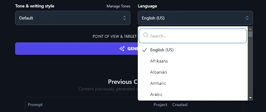 Optionally, Changing the Language for the Text Produced by the AI Newsletter Generator Tool