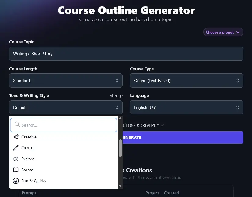 Choosing a Tone & Writing Style for Your Course Outline