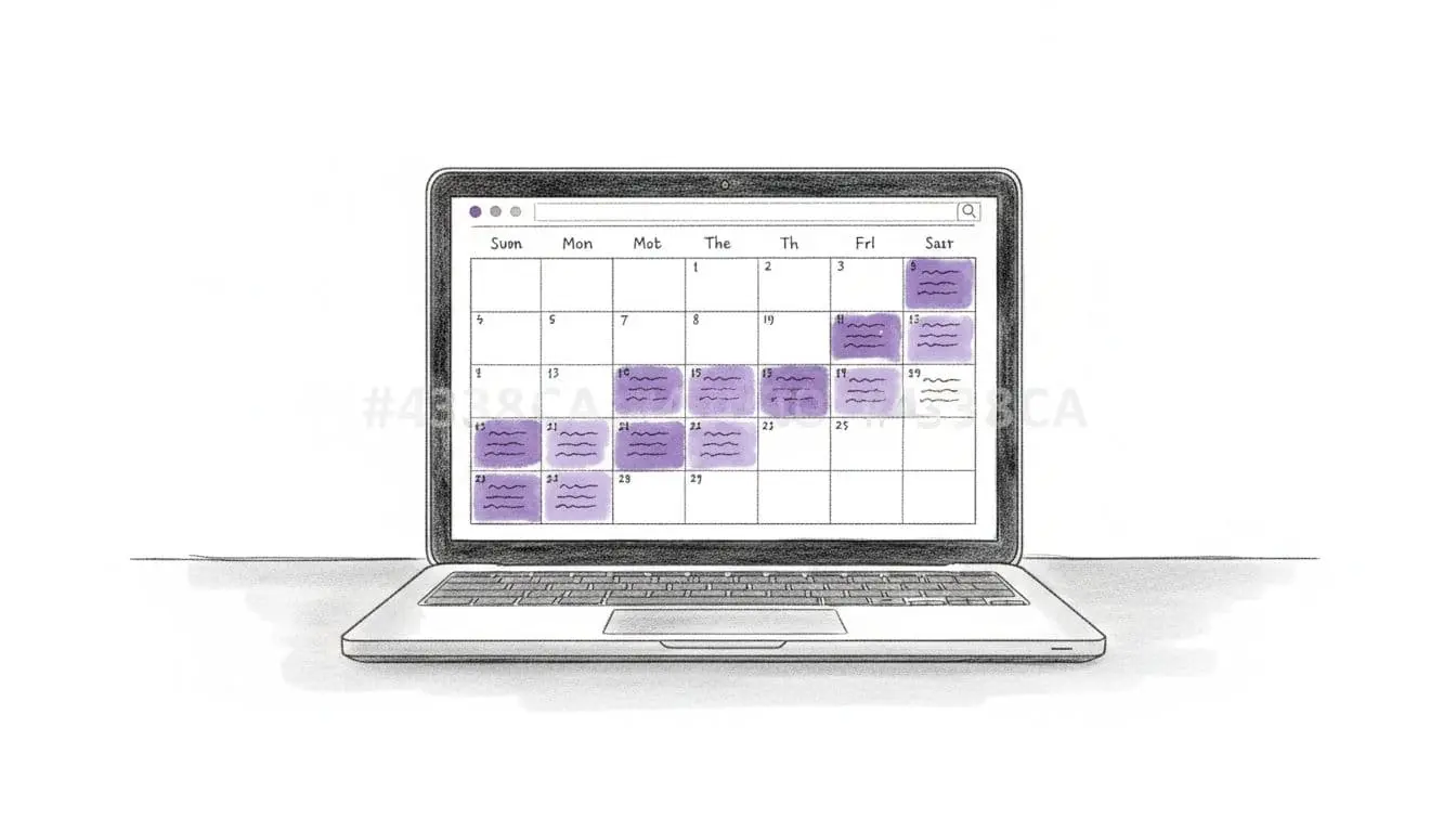 Automated Blog Scheduling Illustration (My Process to Bulk Schedule Blog Post)