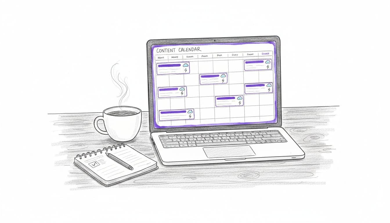 RightBlogger's Content Planner for AI Blog Automation Setup (Explainer Graphic)