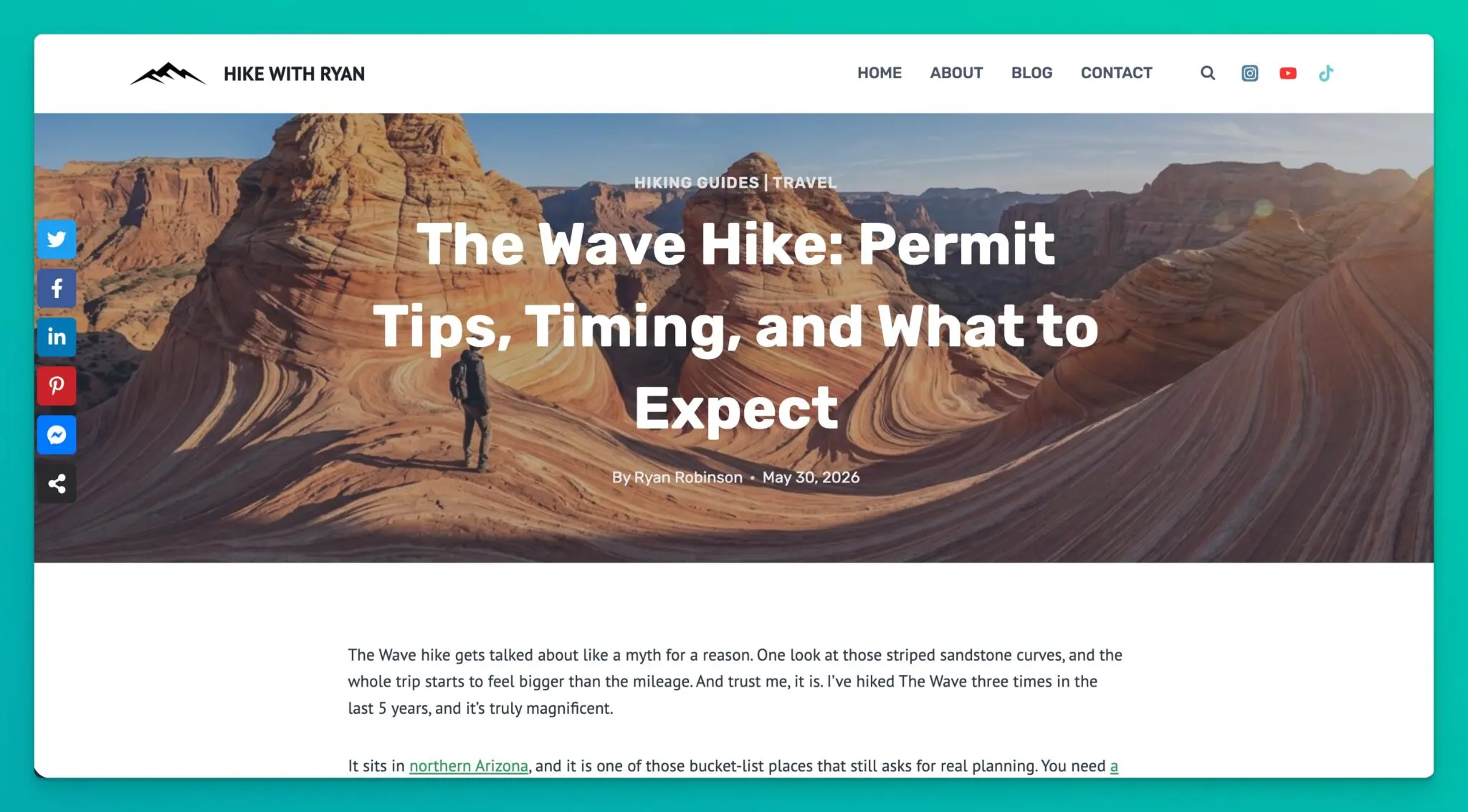 Example of Hike with Ryan Blog Automation Success (Case Study)