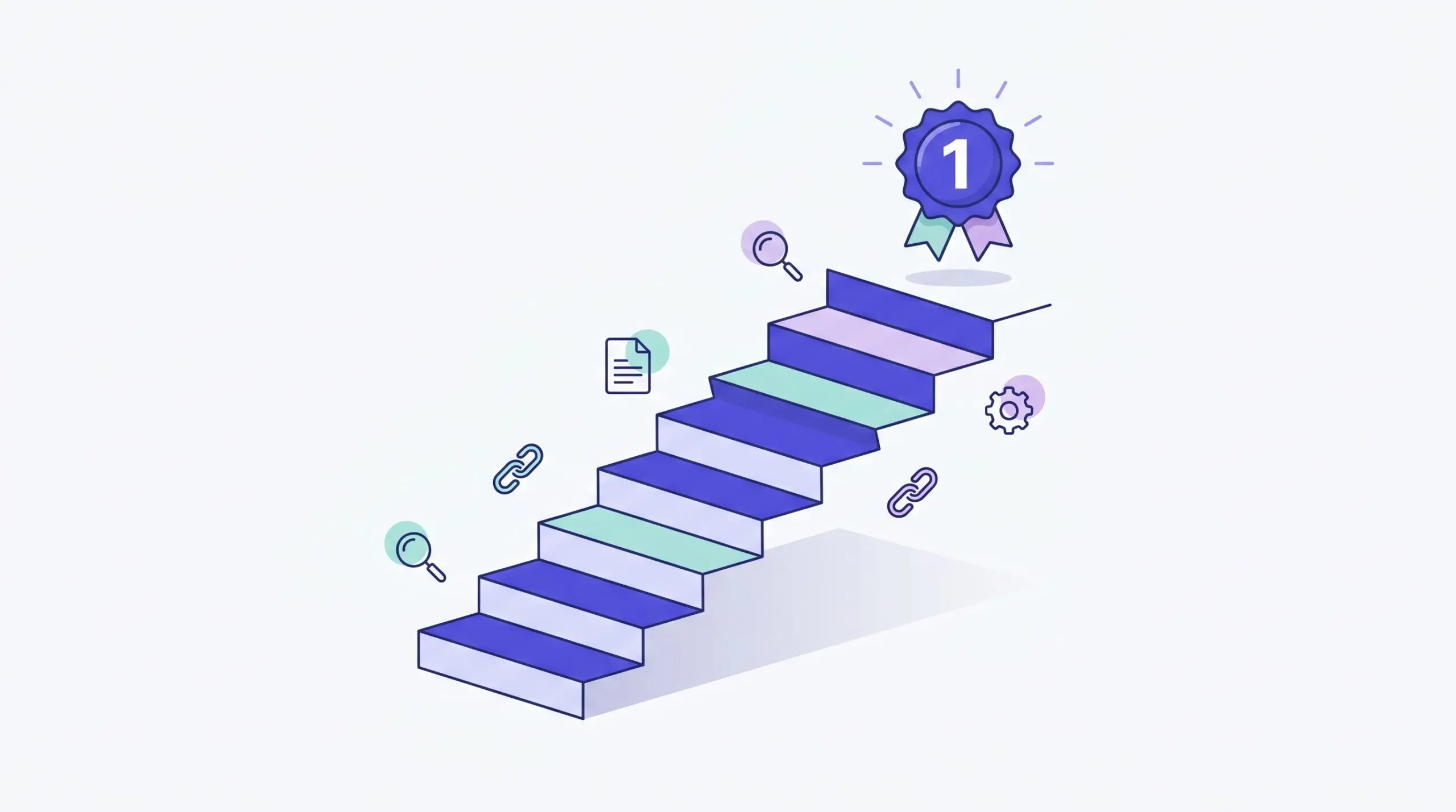 Climbing to the top search position step by step using SEO levers