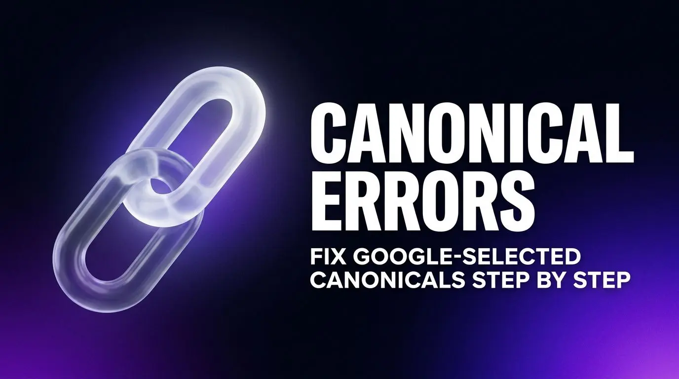 How to Fix Google-Selected Canonical Errors (Step by Step)