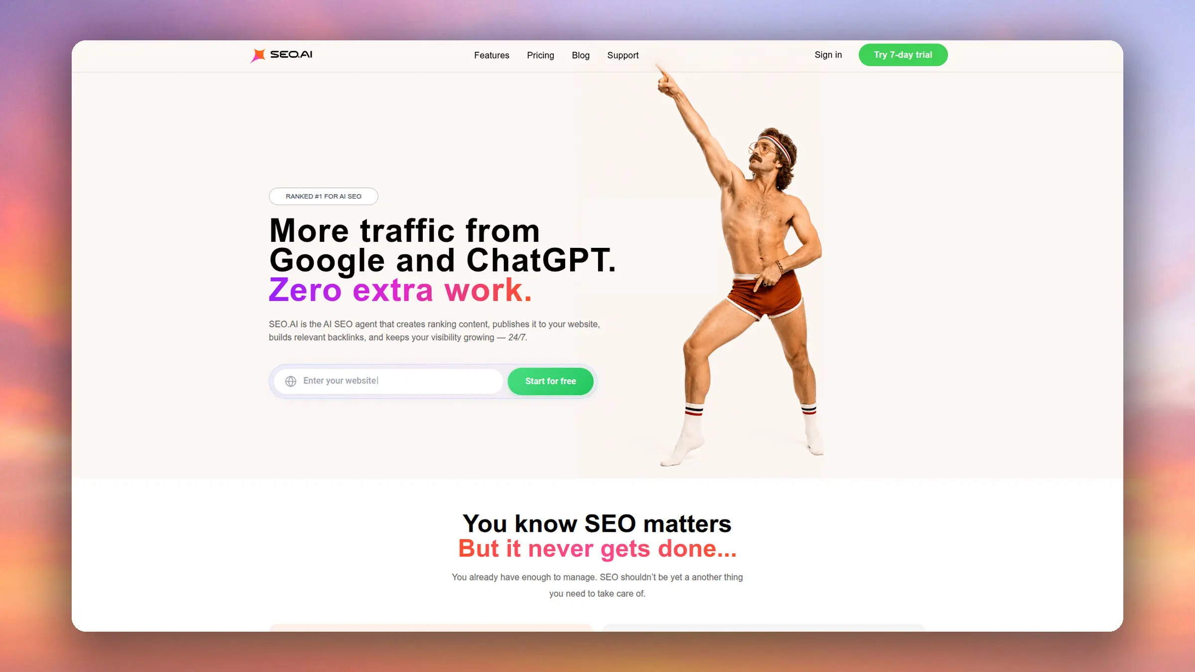 SEO.AI homepage