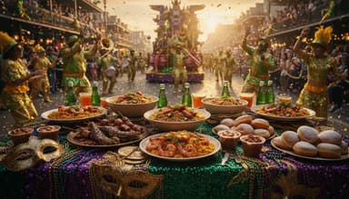 High-Protein, Low-Carb, Sugar-Free New Orleans Recipes Mardi Gras Table