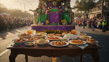 High-Protein, Low-Carb, Sugar Free New Orleans Recipes Mardi Gras Table